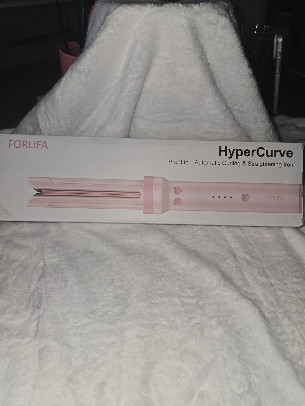 HyperCurve Pink 3-in-1 Curling & Straightening Iron